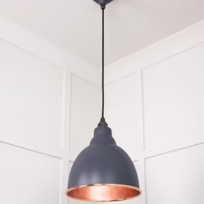 Smooth Copper Brindley Pendant in Slate - Image 4