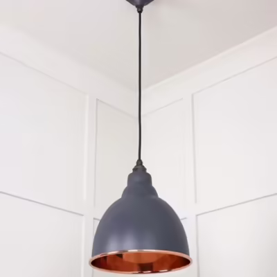 Smooth Copper Brindley Pendant in Slate - Image 5
