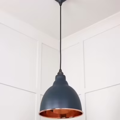 Smooth Copper Brindley Pendant in Soot - Image 5
