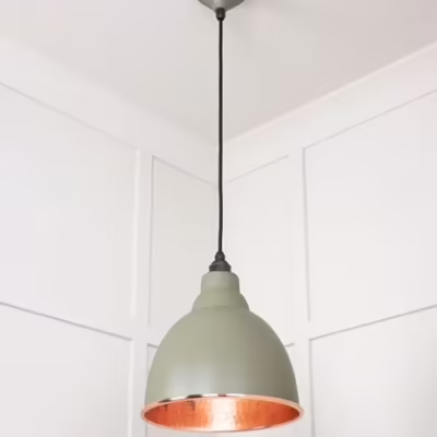 Hammered Copper Brindley Pendant in Tump - Image 4