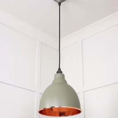 Hammered Copper Brindley Pendant in Tump - Image 5