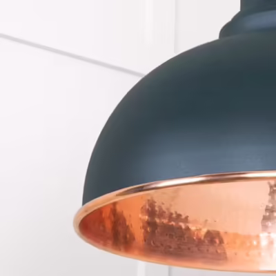 Hammered Copper Harborne Pendant in Dingle - Image 6