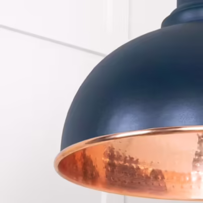 Hammered Copper Harborne Pendant in Dusk - Image 6
