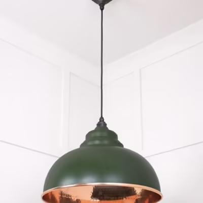 Hammered Copper Harborne Pendant in Heath - Image 5