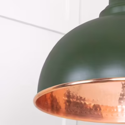 Hammered Copper Harborne Pendant in Heath - Image 6