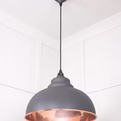 Smooth Copper Harborne Pendant in Bluff - Image 4