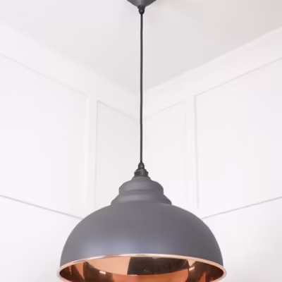 Smooth Copper Harborne Pendant in Bluff - Image 5