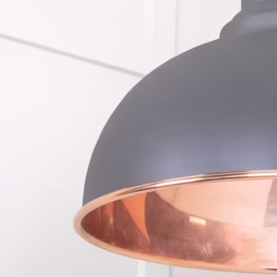 Smooth Copper Harborne Pendant in Bluff - Image 6