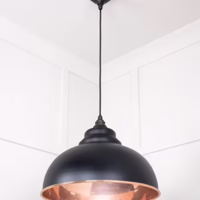 Smooth Copper Harborne Pendant in Elan Black - Image 4
