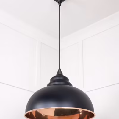 Smooth Copper Harborne Pendant in Elan Black - Image 5