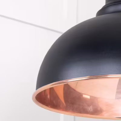 Smooth Copper Harborne Pendant in Elan Black - Image 6