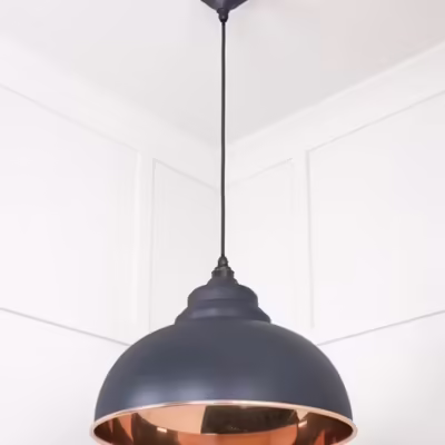 Smooth Copper Harborne Pendant in Slate - Image 5