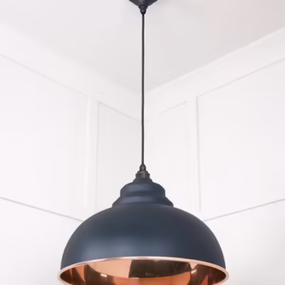 Smooth Copper Harborne Pendant in Soot - Image 5