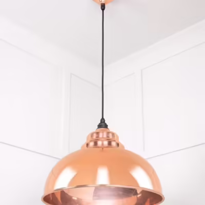 Smooth Copper Harborne Pendant - Image 3