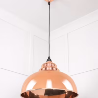 Smooth Copper Harborne Pendant - Image 4