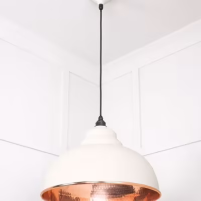 Hammered Copper Harborne Pendant in Teasel - Image 4