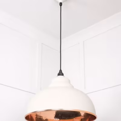 Hammered Copper Harborne Pendant in Teasel - Image 5