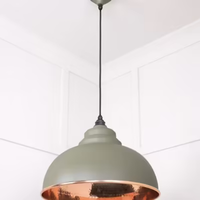 Hammered Copper Harborne Pendant in Tump - Image 5