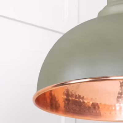 Hammered Copper Harborne Pendant in Tump - Image 6