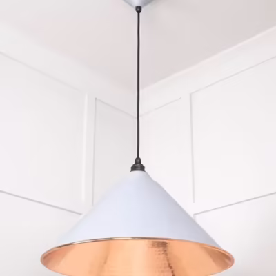 Hammered Copper Hockley Pendant in Birch - Image 4