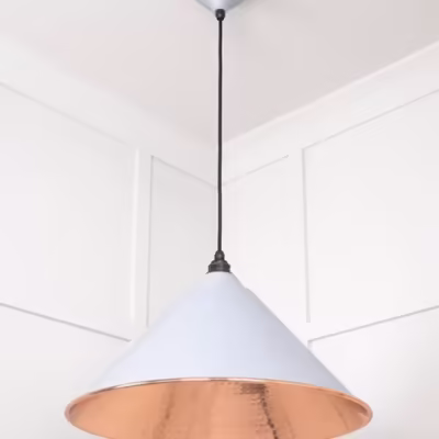 Hammered Copper Hockley Pendant in Birch - Image 5