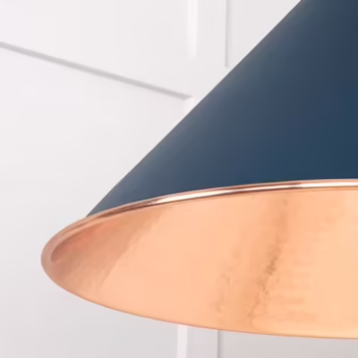 Hammered Copper Hockley Pendant in Dusk - Image 6