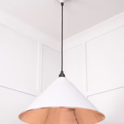 Hammered Copper Hockley Pendant in Flock - Image 5