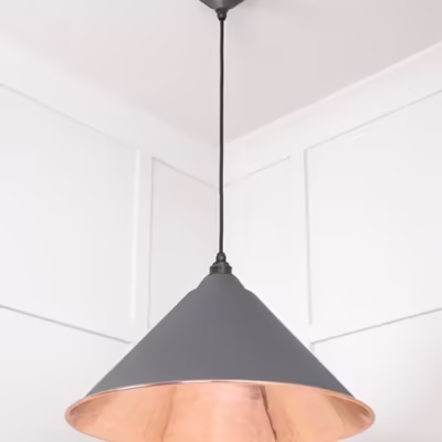 Smooth Copper Hockley Pendant in Bluff - Image 4