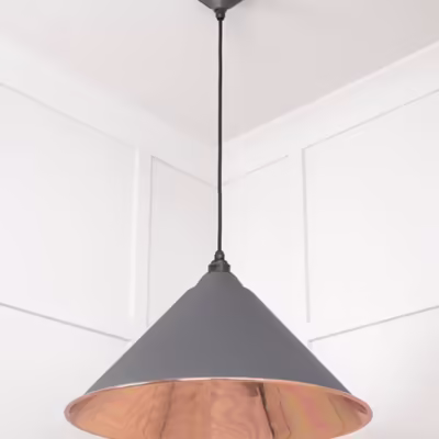 Smooth Copper Hockley Pendant in Bluff - Image 5