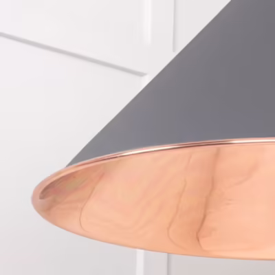 Smooth Copper Hockley Pendant in Bluff - Image 6