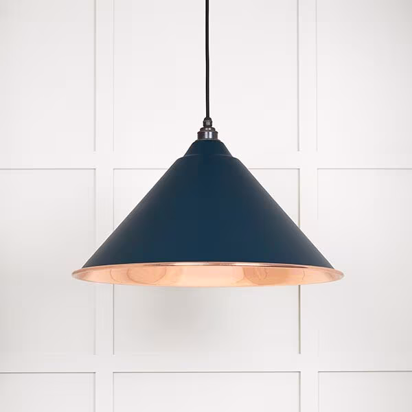 Smooth Copper Hockley Pendant in Dusk