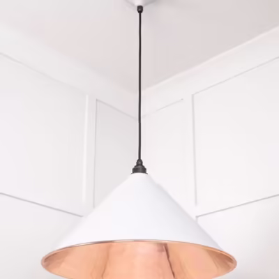 Smooth Copper Hockley Pendant in Flock - Image 4
