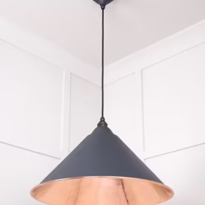 Smooth Copper Hockley Pendant in Slate - Image 4