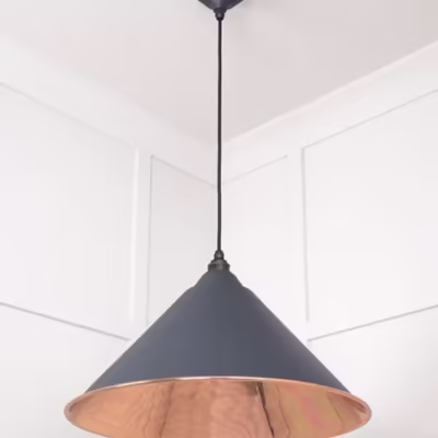 Smooth Copper Hockley Pendant in Slate - Image 5