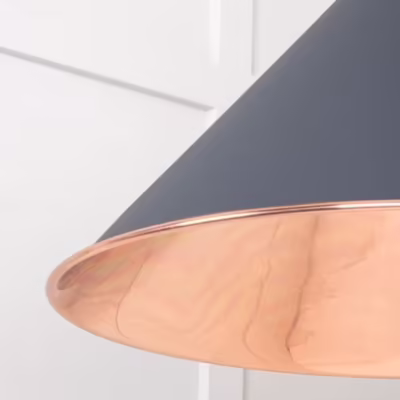 Smooth Copper Hockley Pendant in Slate - Image 6