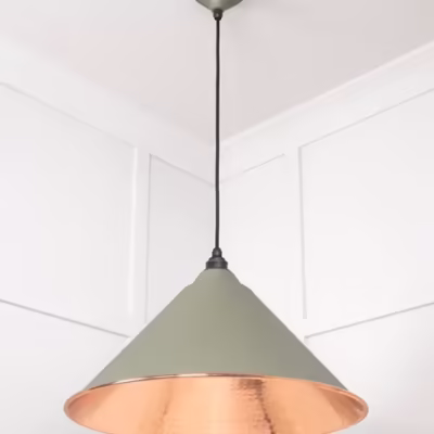 Hammered Copper Hockley Pendant in Tump - Image 4