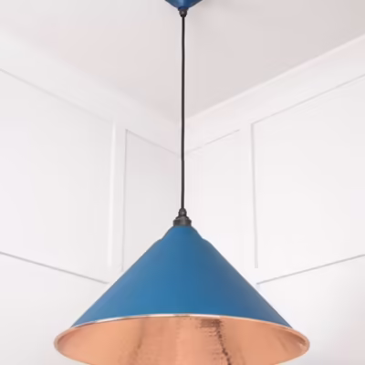 Hammered Copper Hockley Pendant in Upstream - Image 5