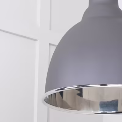 Smooth Nickel Brindley Pendant in Bluff - Image 6