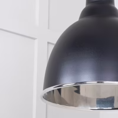 Smooth Nickel Brindley Pendant in Elan Black - Image 6