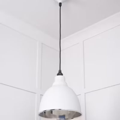 Smooth Nickel Brindley Pendant in Flock - Image 4