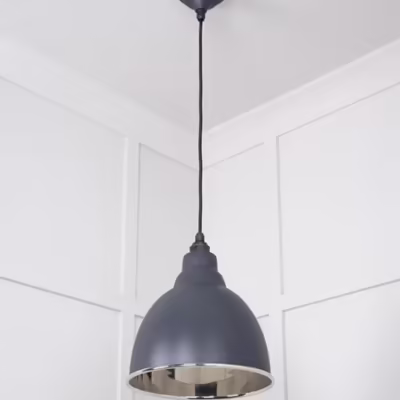 Smooth Nickel Brindley Pendant in Slate - Image 5
