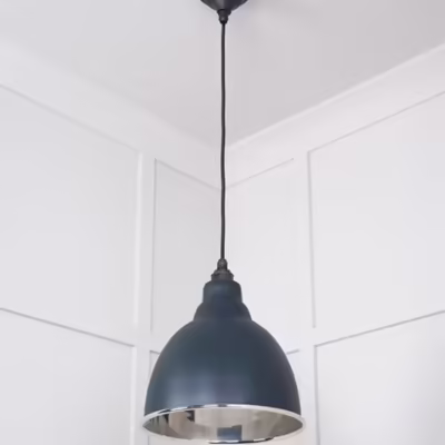 Smooth Nickel Brindley Pendant in Soot - Image 4