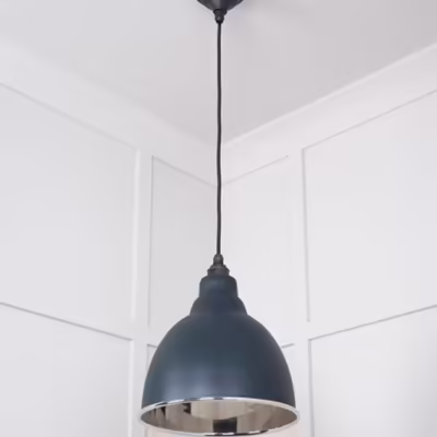 Smooth Nickel Brindley Pendant in Soot - Image 5