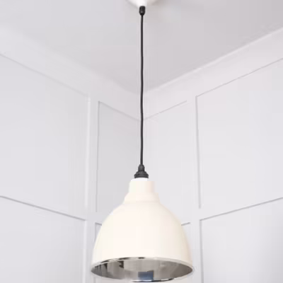 Smooth Nickel Brindley Pendant in Teasel - Image 4