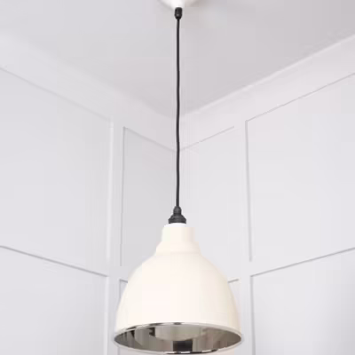 Smooth Nickel Brindley Pendant in Teasel - Image 5