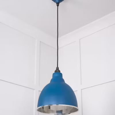 Smooth Nickel Brindley Pendant in Upstream - Image 4