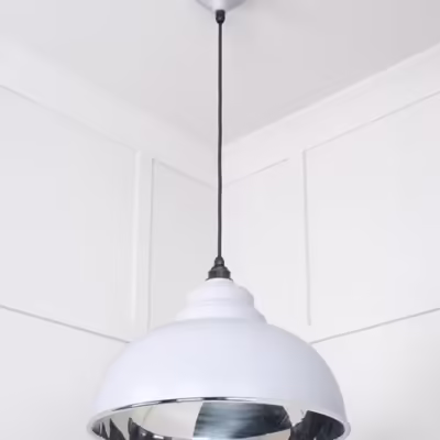 Smooth Nickel Harborne Pendant in Birch - Image 4