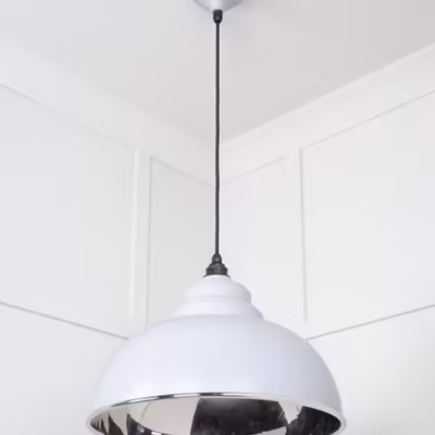 Smooth Nickel Harborne Pendant in Birch - Image 5