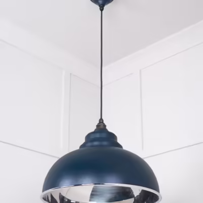 Smooth Nickel Harborne Pendant in Dusk - Image 4