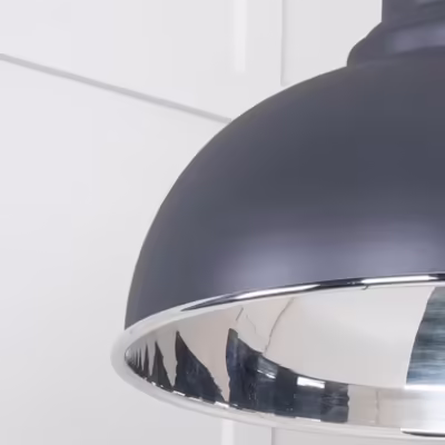 Smooth Nickel Harborne Pendant in Slate - Image 6